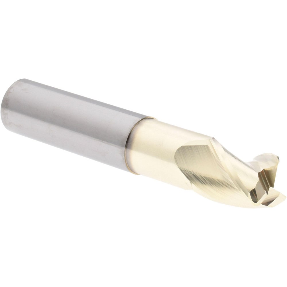 Accupro 35062512N26060C Corner Radius End Mill: 5/8" Dia, 3/4" LOC, 0.06" Radius, 3 Flutes, Solid Carbide 