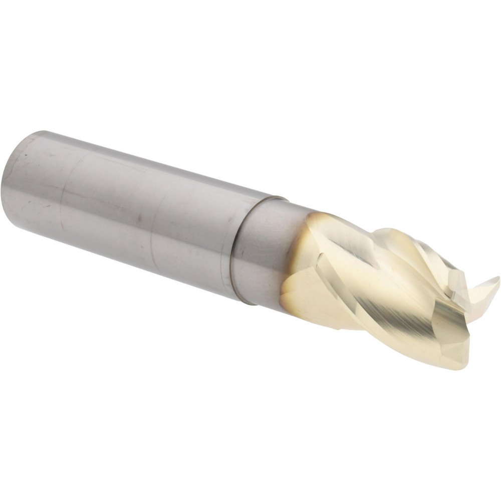 Accupro 35010020N34090C Corner Radius End Mill: 1" Dia, 1-1/4" LOC, 0.09" Radius, 3 Flutes, Solid Carbide Image