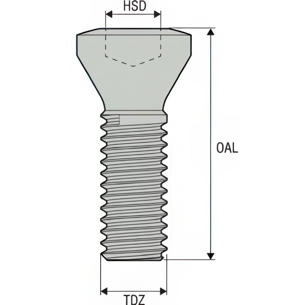 Seco - Insert Screw for Indexables: Torx® Plus, M5 Thread | MSC Direct