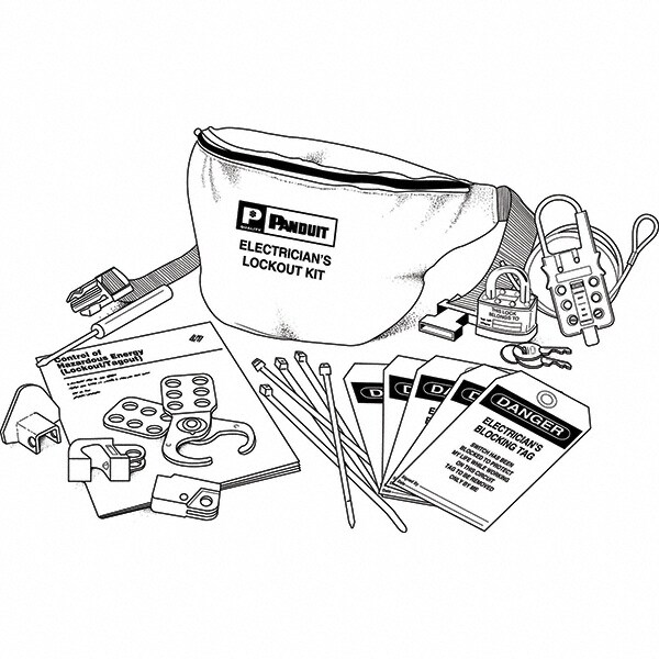 12 Piece Electrical Lockout Kit