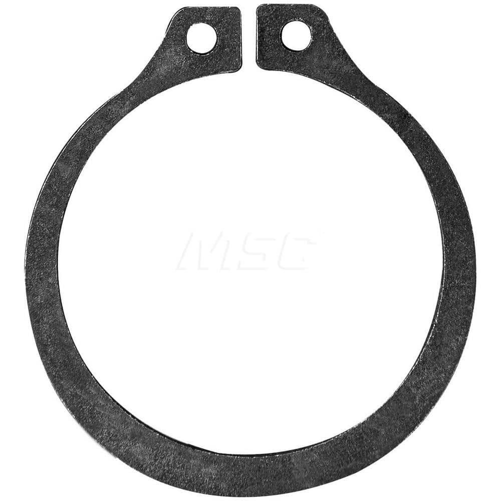 External Snap Retaining Ring: 2.838" Groove Dia, 3" Shaft Dia, 1060-1090 Spring Steel, Phosphate Finish
