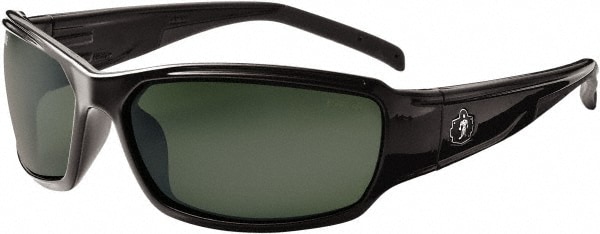 Ergodyne 51071 Safety Glass: Uncoated, Green Lenses, Full-Framed, UV Protection Image