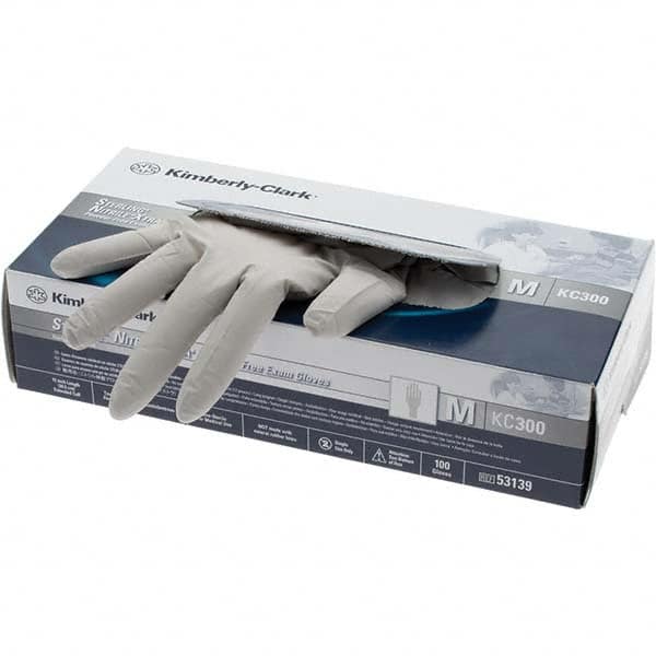 Kimtech 53139 Disposable Gloves: Size Medium, 3.5 mil, Nitrile 