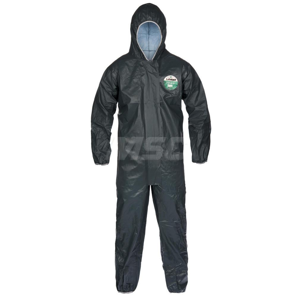 Disposable Coveralls: Size Medium, 4.92 oz, Zipper Closure