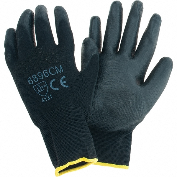 Pu Rubber Work Gloves Supplies, Rubber Coated Work Gloves