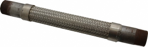 Made in USA 48417042 12" OAL, 1" ID, 580 Max psi, Flexible Metal Hose Assembly Image