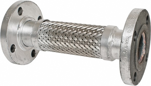 Made in USA 48417398 12" OAL, 2" ID, 450 Max psi, Flexible Metal Hose Assembly Image