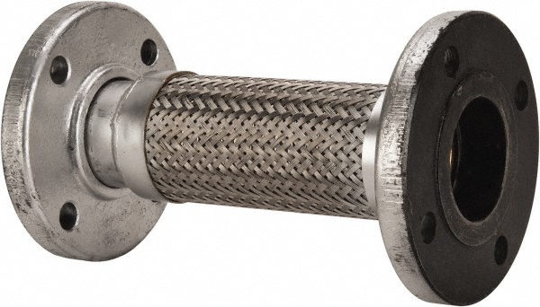 Made in USA 48417406 12" OAL, 2-1/2" ID, Flexible Metal Hose Assembly Image