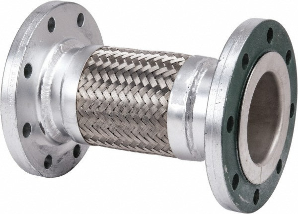 Made in USA 48417422 12" OAL, 4" ID, 210 Max psi, Flexible Metal Hose Assembly Image