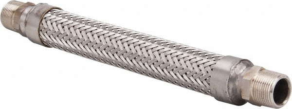 Made in USA 48417497 12" OAL, 3/4" ID, 600 Max psi, Flexible Metal Hose Assembly Image