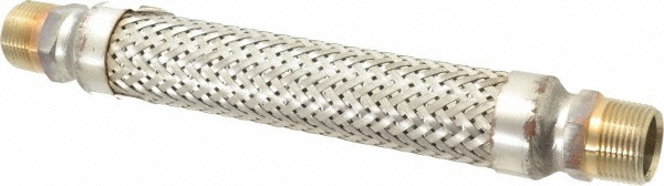 Made in USA 48417505 12" OAL, 1" ID, 580 Max psi, Flexible Metal Hose Assembly Image