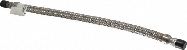 Made in USA 48420012 18" OAL, 3/8" ID, 1,450 Max psi, Flexible Metal Hose Assembly Image