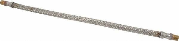 Made in USA 48420145 18" OAL, 1/4" ID, 2,240 Max psi, Flexible Metal Hose Assembly Image