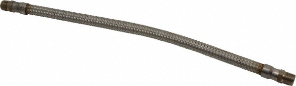 Made in USA 48420152 18" OAL, 3/8" ID, 1,450 Max psi, Flexible Metal Hose Assembly Image