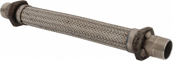 Made in USA 48420517 18" OAL, 1-1/4" ID, 450 Max psi, Flexible Metal Hose Assembly Image