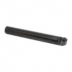 Indexable Boring Bar: A32NER4, 2-3/4" Min Bore Dia, Right Hand Cut, 2" Shank Dia, 3 ° Lead Angle, Steel