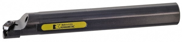 Indexable Boring Bar: A12MNNTOR1, 11.5 mm Min Bore Dia, Right Hand Cut, 12 mm Shank Dia, 3 ° Lead Angle, Steel
