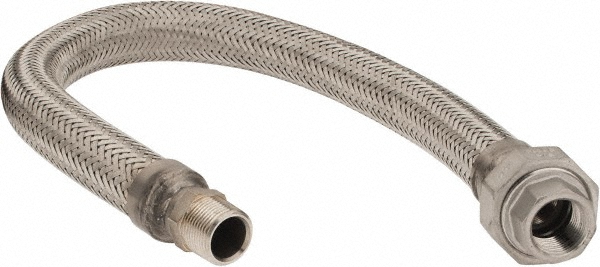 Made in USA 48426639 30" OAL, 3/4" ID, 600 Max psi, Flexible Metal Hose Assembly Image