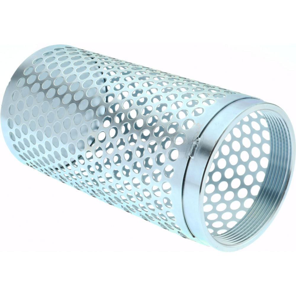 4" Hose, Round Hole-Long Body Strainer