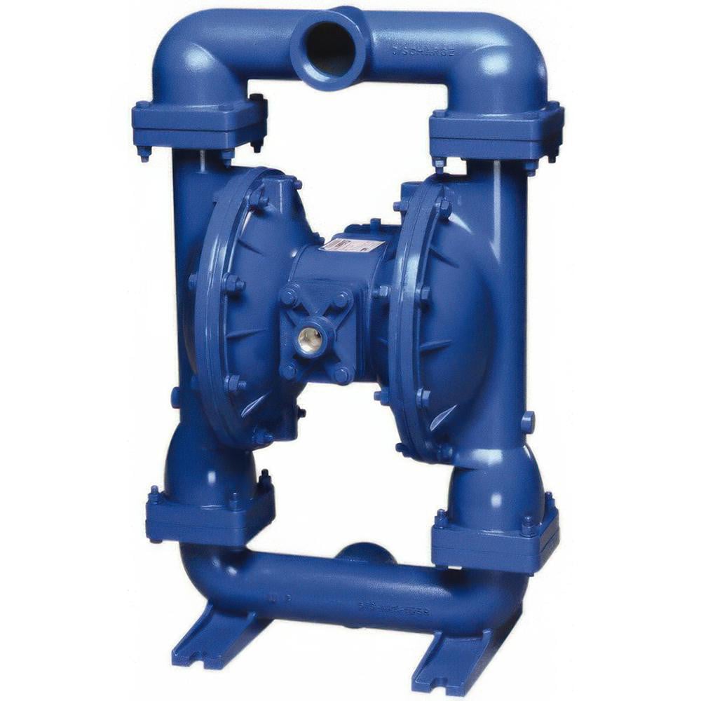 Air Operated Diaphragm Pump: 1-1/2" NPT, Aluminum Housing