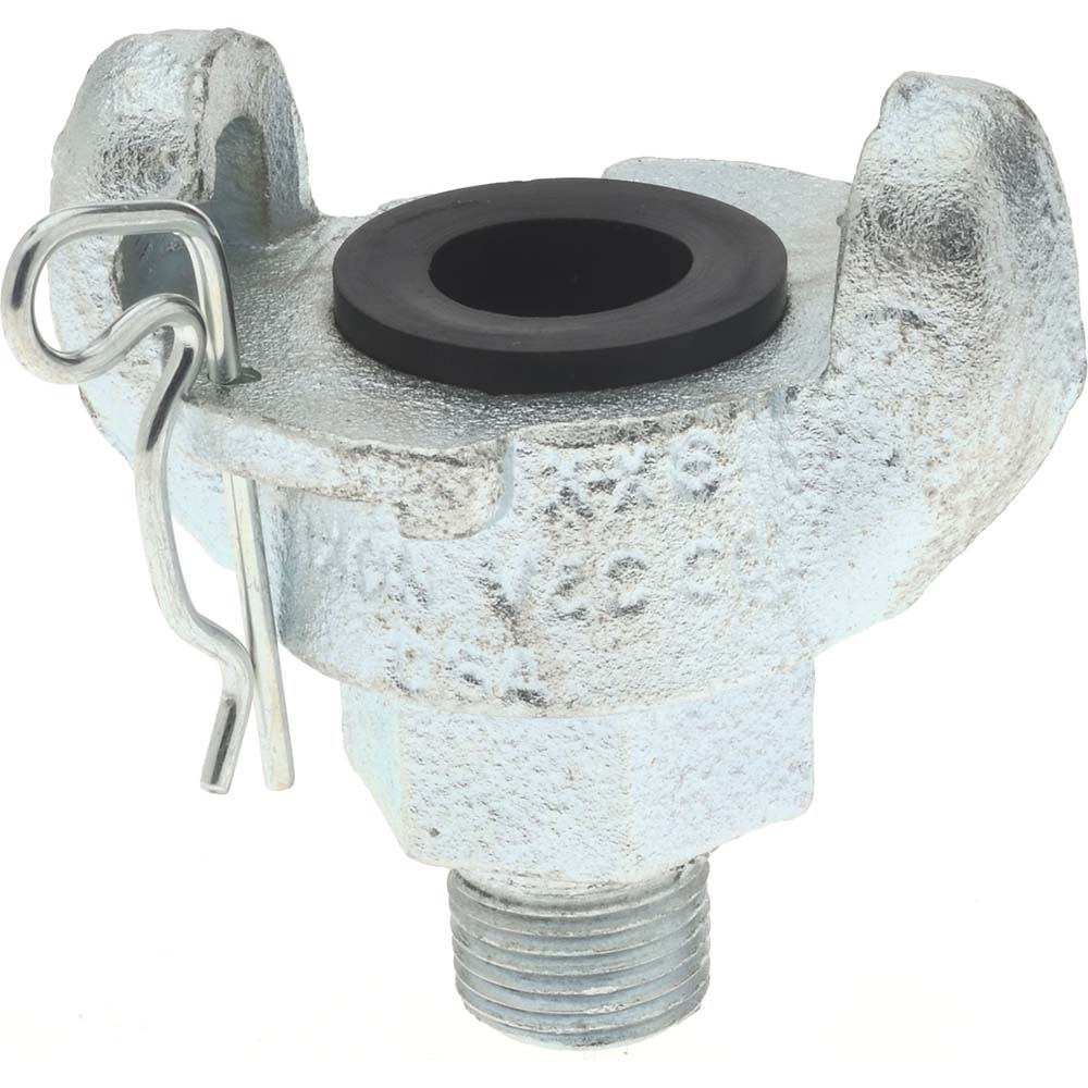 3/8" NPT, Universal Hose Coupling with Male NPT Ends - Malleable Iron