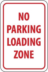 Tow Away Sign: Rectangle, 