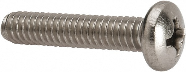 Value Collection W55786PS Machine Screw: 1/4-20 x 1-1/4", Pan Head, Phillips Image