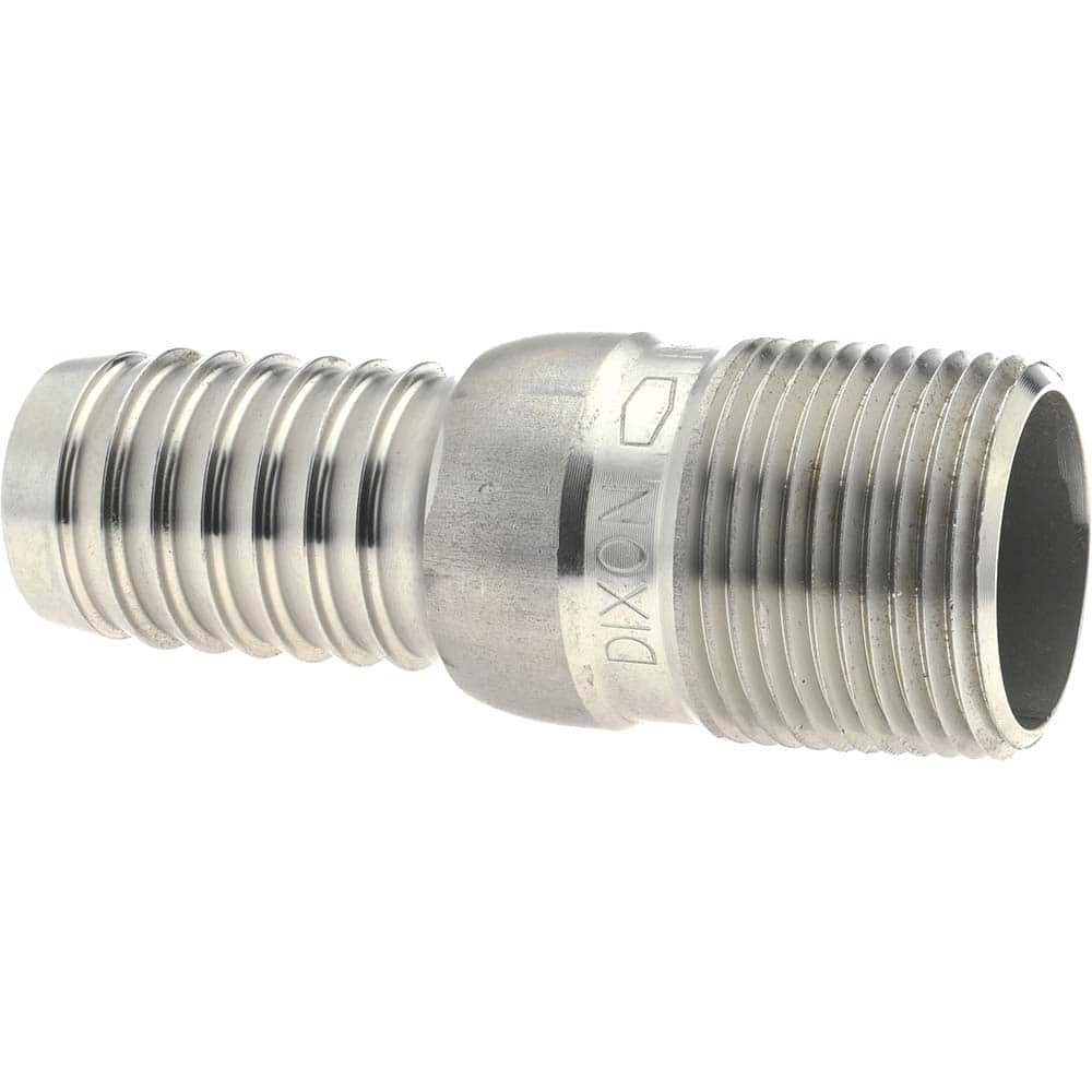 1" Pipe ID, Threaded Combination Nipple for Hoses