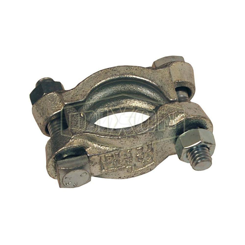 Bolt-MB7400 4 Nut-MN7 Dixon 431 Double Bolt Clamp with SC2 Saddles Plated Iron 