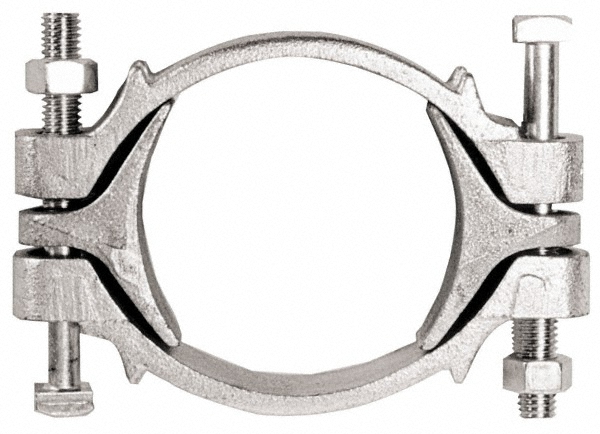 Double Bolt Clamp: Plated Iron