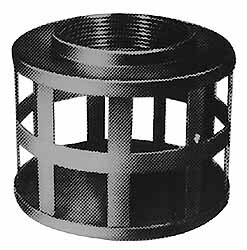 6" Hose, Square Hole Strainer