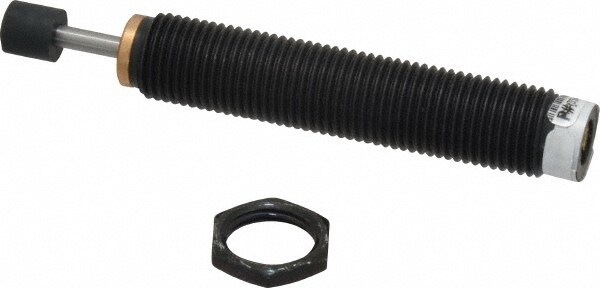 Male Button Shock Absorber: 0.13" Rod Dia, 0.42" OD, 0.4" Stroke, 1/2-20 Thread