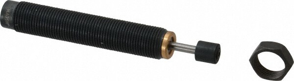 Male Button Shock Absorber: 0.13" Rod Dia, 0.42" OD, 0.4" Stroke, M12 x 1 Thread