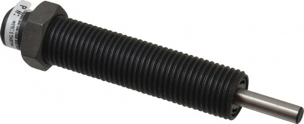 Male Button Shock Absorber: 0.19" Rod Dia, 0.66" OD, 0.5" Stroke, M14 x 1.5 Thread