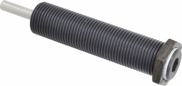 Male Button Shock Absorber: 0.31" Rod Dia, 0.87" OD, 1" Stroke, 1-12 Thread