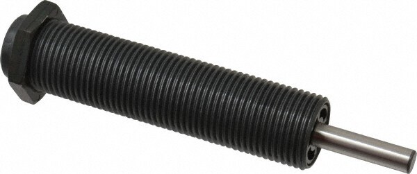 Male Button Shock Absorber: 0.31" Rod Dia, 0.87" OD, 1" Stroke, 1-12 Thread