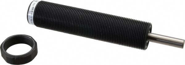 Male Button Shock Absorber: 0.31" Rod Dia, 0.87" OD, 1" Stroke, M25 x 1.5 Thread