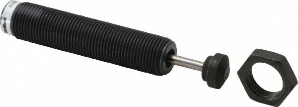 Male Button Shock Absorber: 0.19" Rod Dia, 0.66" OD, 0.59" Stroke, 3/4-16 Thread