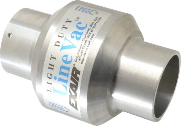 Exair 130200 1-3/4" Hose ID, Male to Male Coolant Hose Line Vacuum Connector 