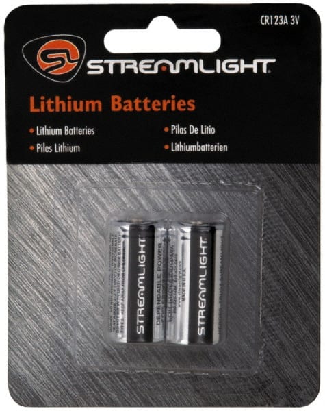 2 Qty 1 Pack Size CR123A, Lithium, 2 Pack, Standard Disposable Battery