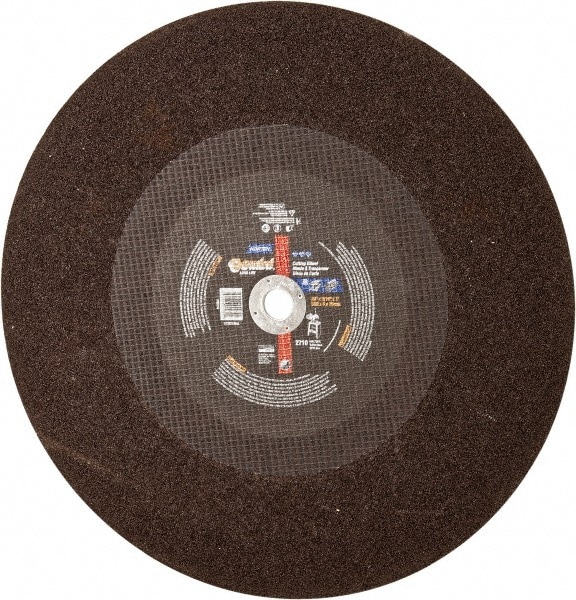 Norton 69078609034 Cut-Off Wheel: 20" Dia, 3/16" Thick, 1" Hole, Aluminum Oxide Image