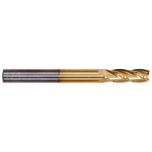 Hertel 750700 Square End Mill: 1/4 Dia, 1-1/2 LOC, 1/4 Shank Dia, 6 OAL, 4 Flutes, Solid Carbide Image