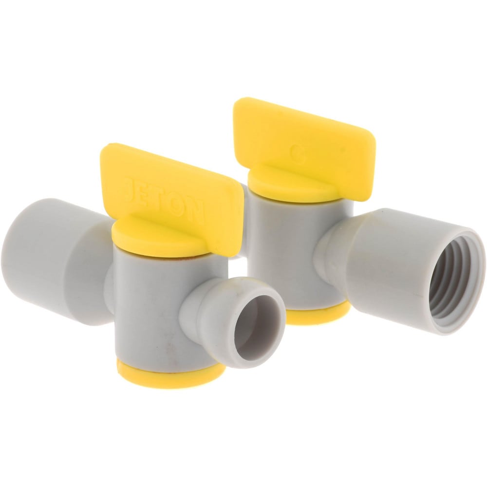 2 Piece, 1/4" ID Coolant Hose NPT Valve