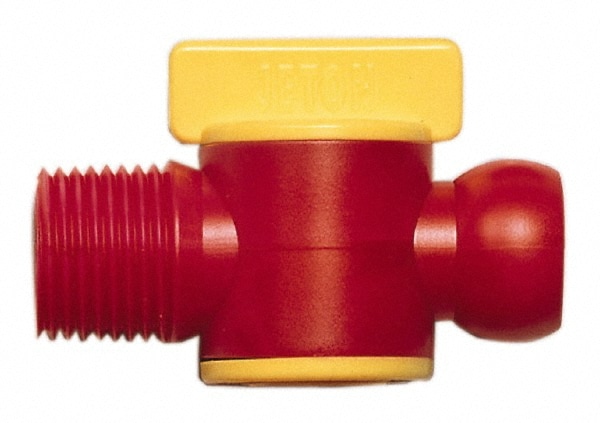 2 Piece, 3/8" ID Coolant Hose BSPT Valve