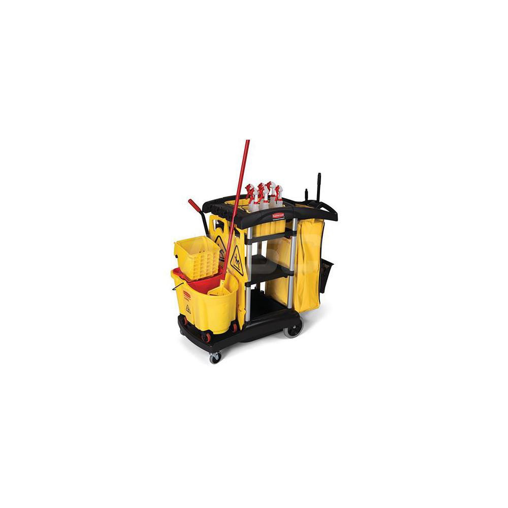 PRO-SOURCE Polyethylene Janitor Cart - 20 Width | Part #CHT014