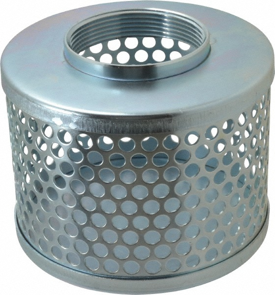 3" Hose, Round Hole Strainer