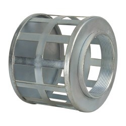 4" Hose, Square Hole Strainer