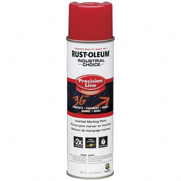 Rust-Oleum - 17 fl oz Red Marking Paint - 48498166 - MSC Industrial Supply