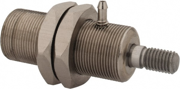 Mead MA-500X0.50-DA- Double Acting Rodless Air Cylinder: 1/2" Bore, 1/2" Stroke, 125 psi Max, 10-32 UNF Port Image