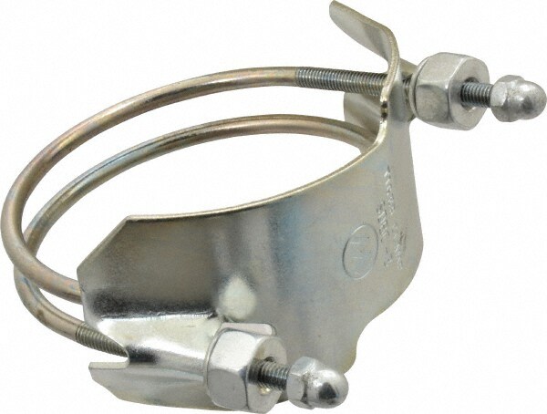 Single Bolt Clamp & Spiral Double Bolt Hose Clamp: 3" Hose, Plated Steel